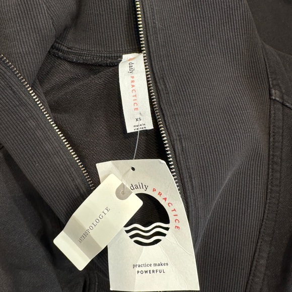 Daily practice by Anthropologie Meru zip-front mini dress - Picture 4 of 7